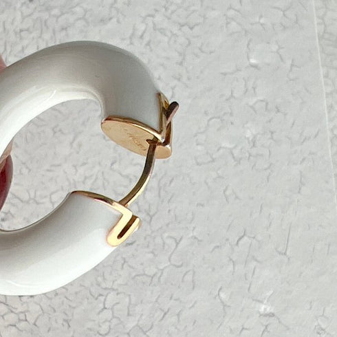 Big hoop pierce